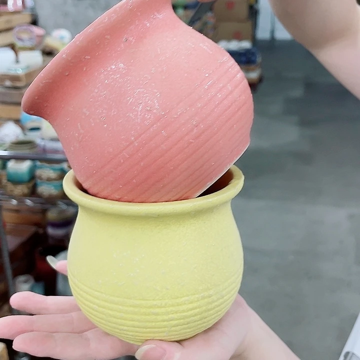 有孔，凑10元包邮陶瓷花盆发货！