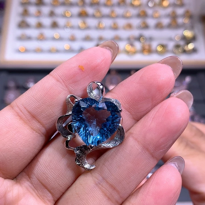 【闪购商品】银S925镶嵌戒指水晶用****7戒指