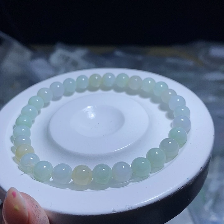 未镶嵌手串翡翠天然缅甸A货翡翠手串卡7.2