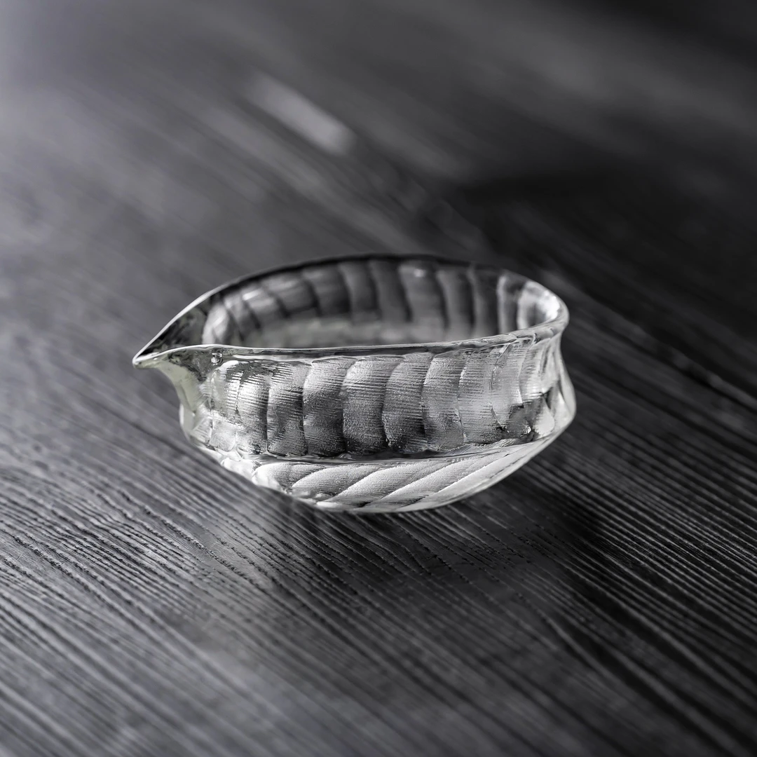 【物问】水晶扁舟2号 公道杯（直径10cm，高5.5cm 容量150ml）