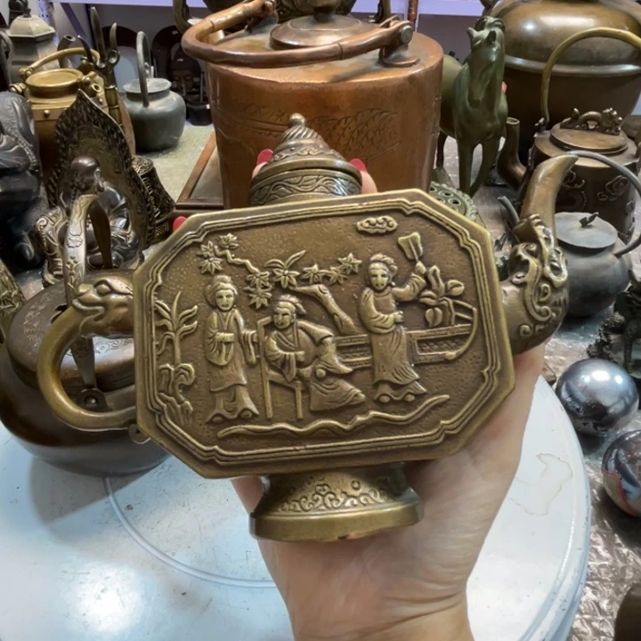 缸***。铜家居摆件精美精致