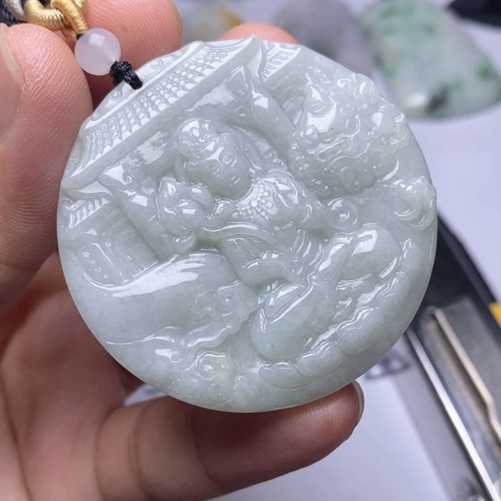 颈饰未镶嵌翡翠翡翠