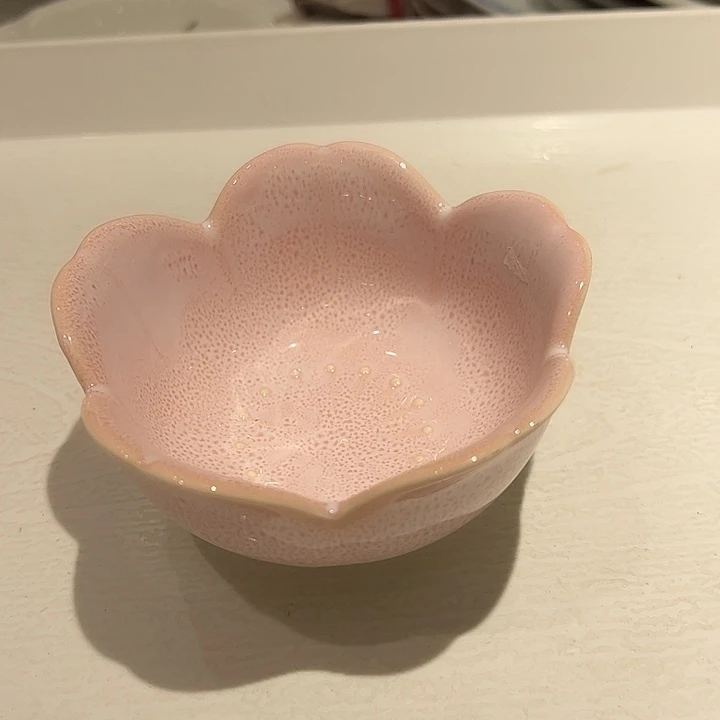 小***歪瓷樱花超美小碗一个漏出