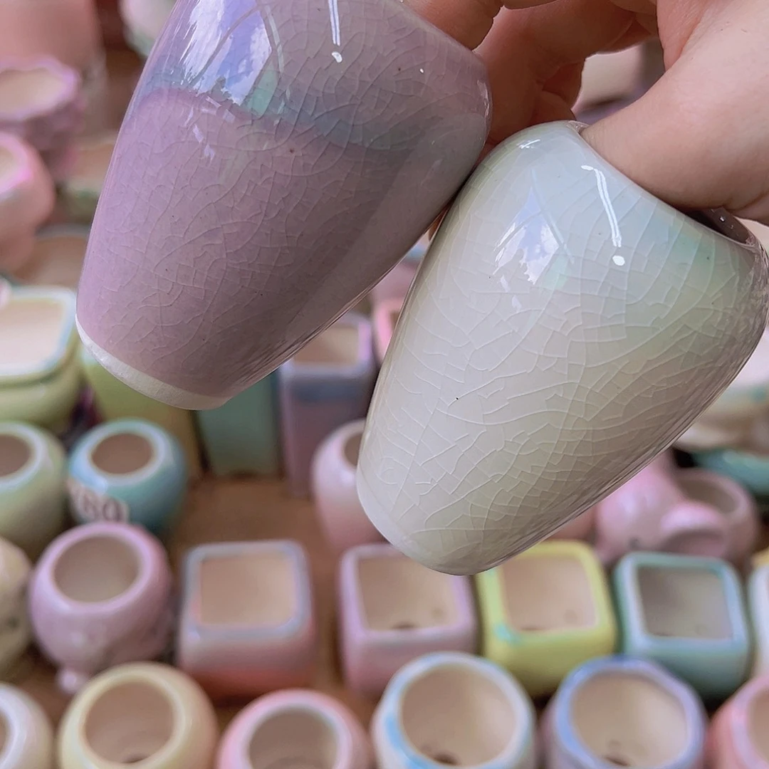 陶瓷花盆当场满12包邮