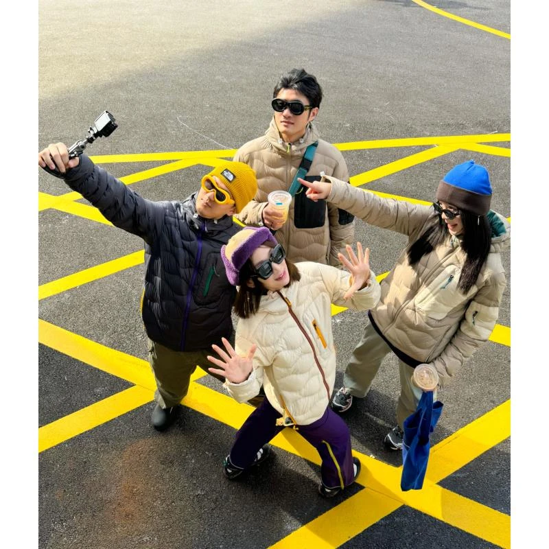 【蛋蛋】顶流！面包吐司服大头同款葫芦纹新国标90白鸭绒羽绒服外套