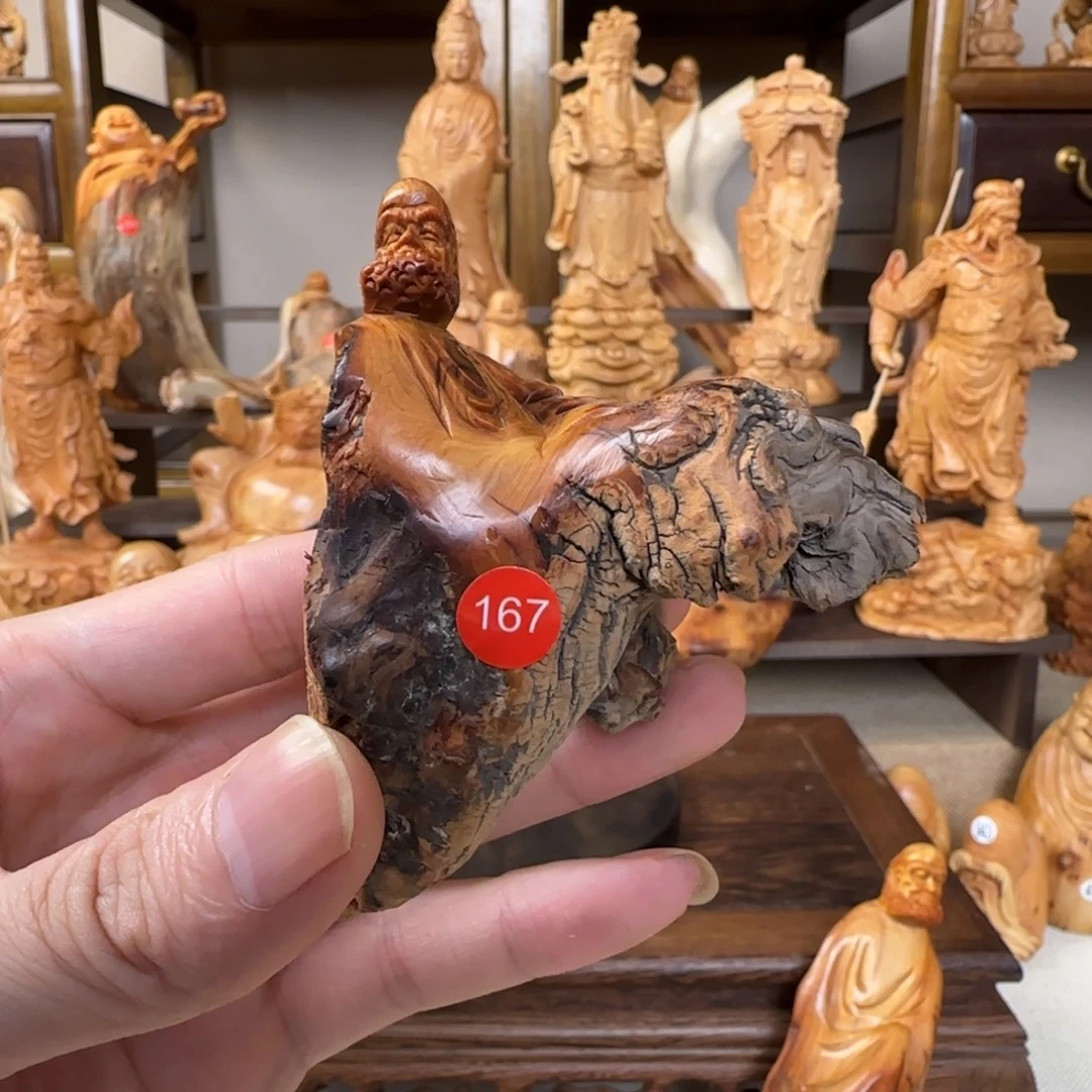 崖柏小木匠艺雕一物一拍