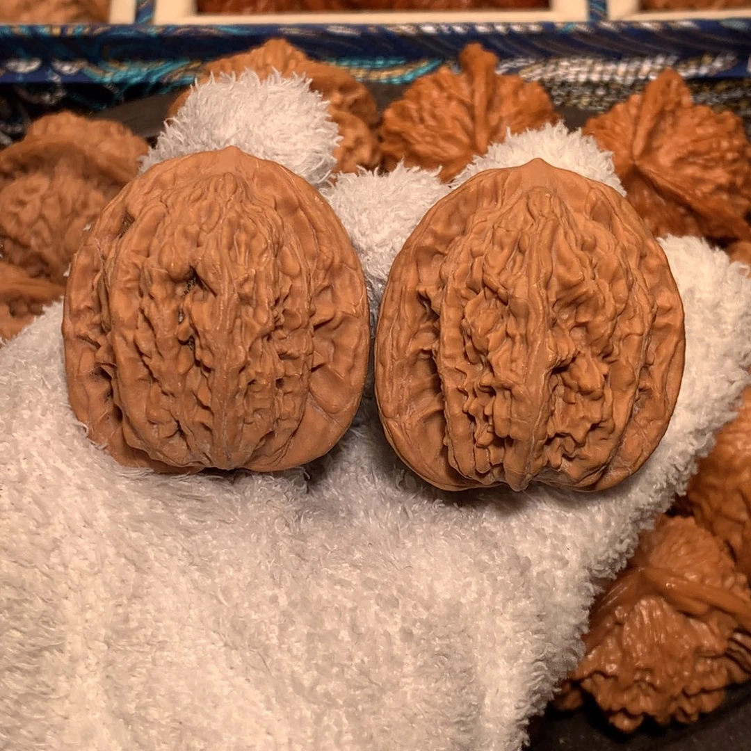 把件文玩核桃36全品 山地麦虎