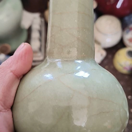 嘉***嘉摆件一件精美龙泉小瓶全品