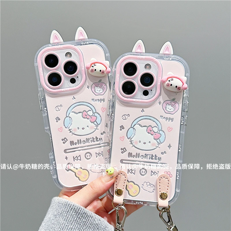 羽纱奶油壳适用苹果17/iPhone/华为荣耀/OPPO/VIVO/小米/手机壳潮