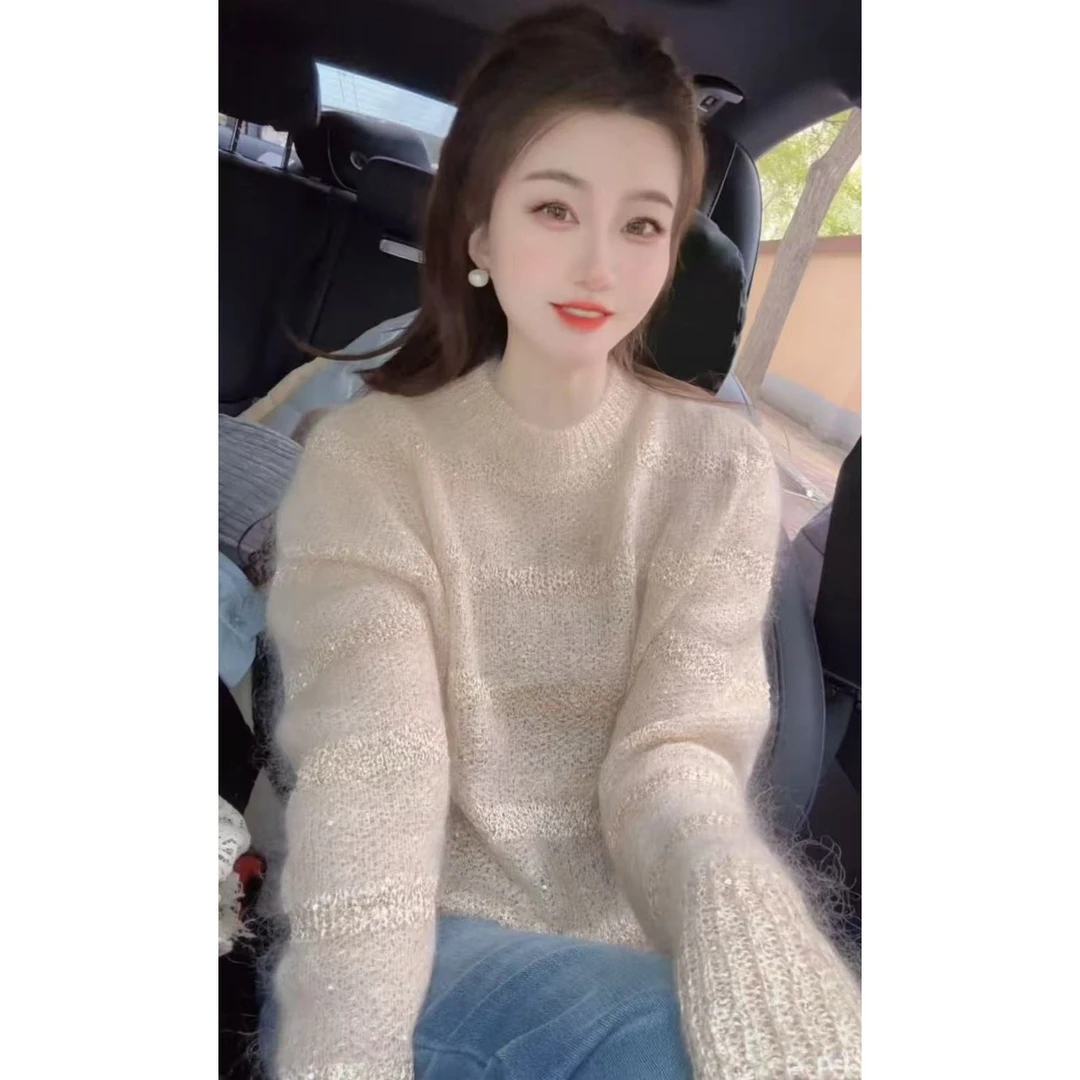 『细闪千金X』设计显瘦百搭时尚毛衣6609