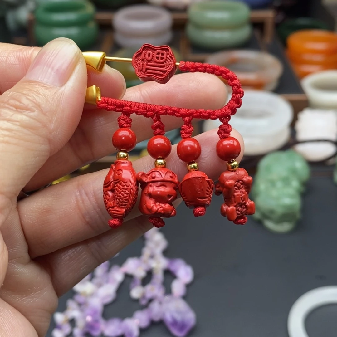 石英质玉吊坠合金笑****分