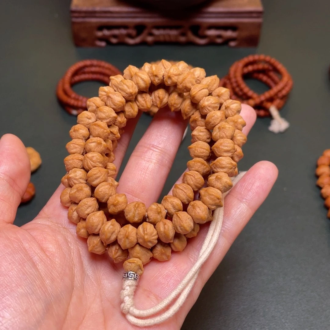 柏香籽/百香籽吊坠白牙横打长串