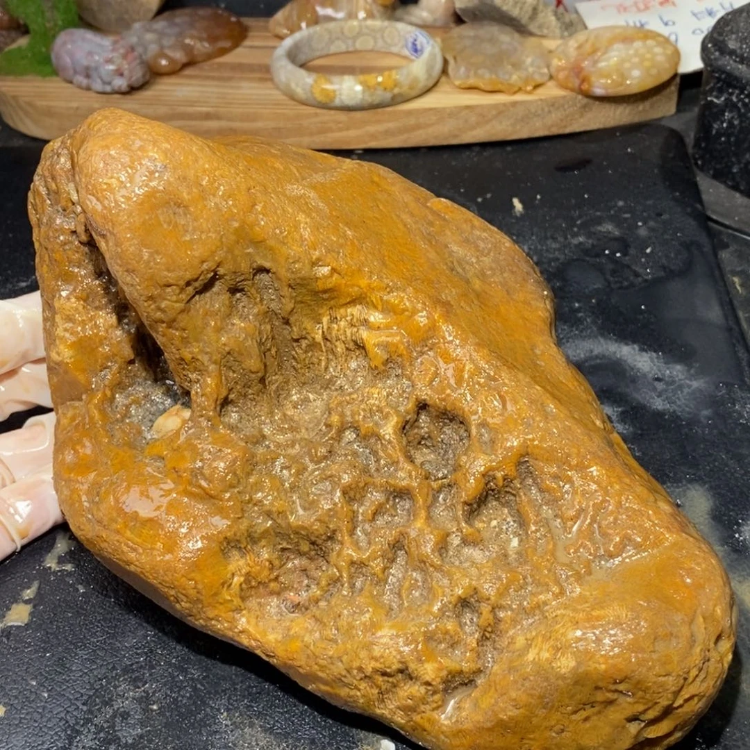 【闪购商品】硅化玉颈饰未镶嵌
