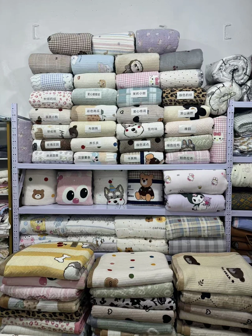 【孤品2】加绒床盖四季床盖豆豆被毛巾浴巾枕巾