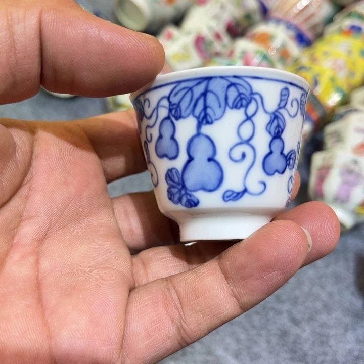 纯手绘精品盖碗杯