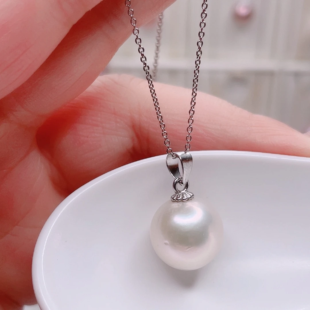 淡水珍珠吊坠(赠链)合金