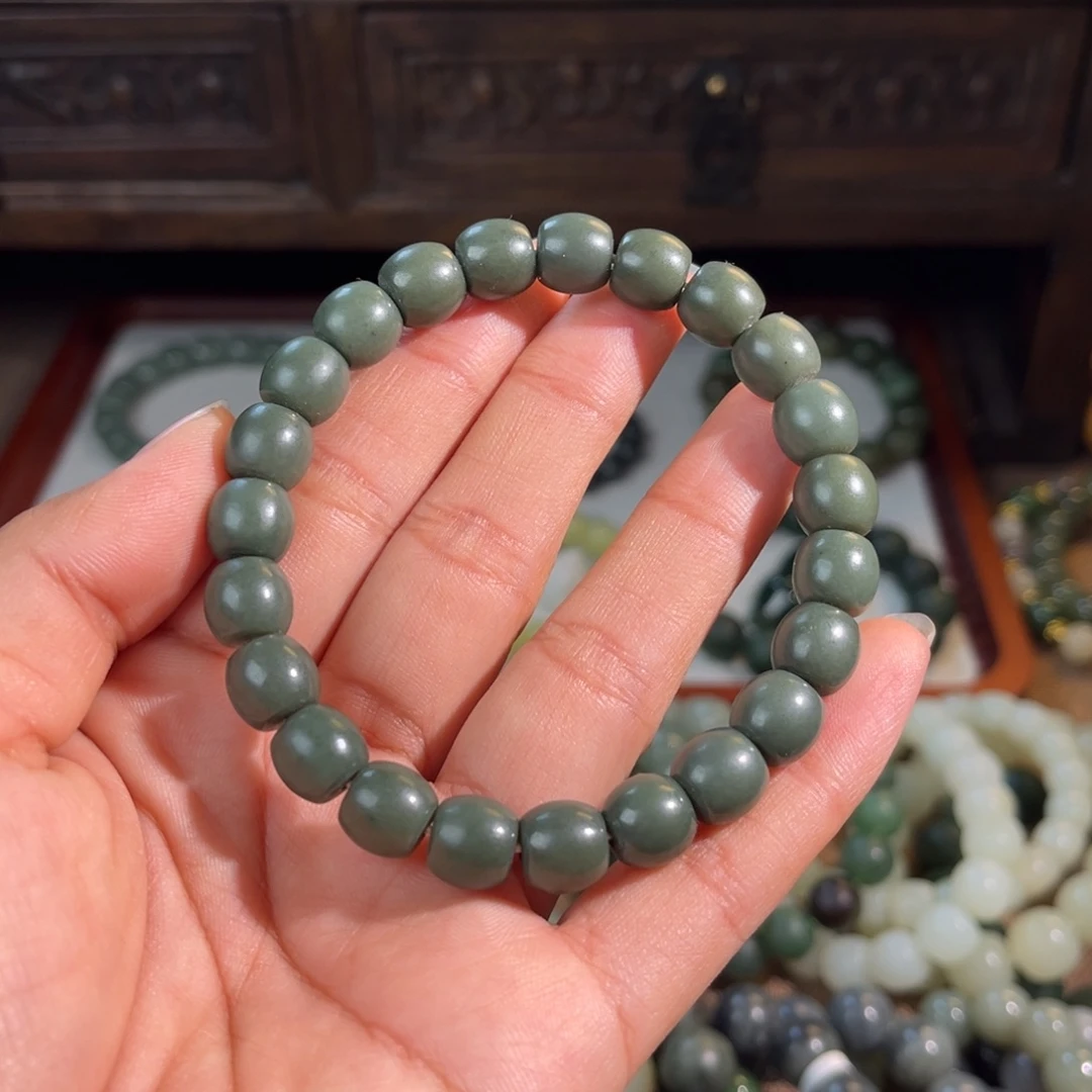 和田玉未镶嵌手链