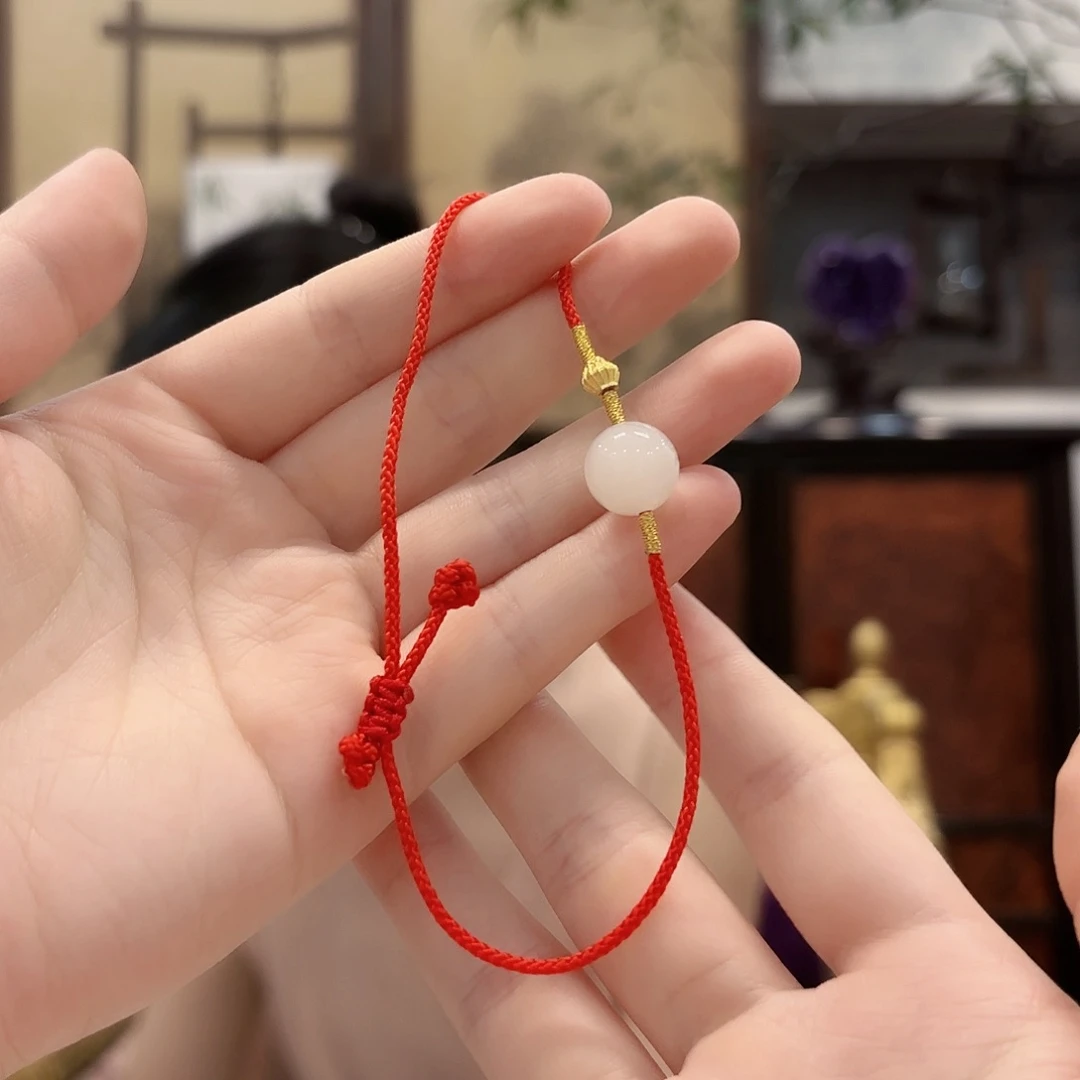 未镶嵌手链和田玉手绳