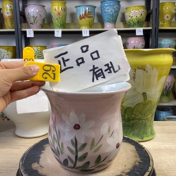 景德镇高温陶瓷花盆