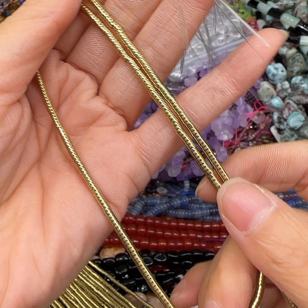 玛瑙/玉髓合金珠宝半成品黑胆石2mm隔片一条