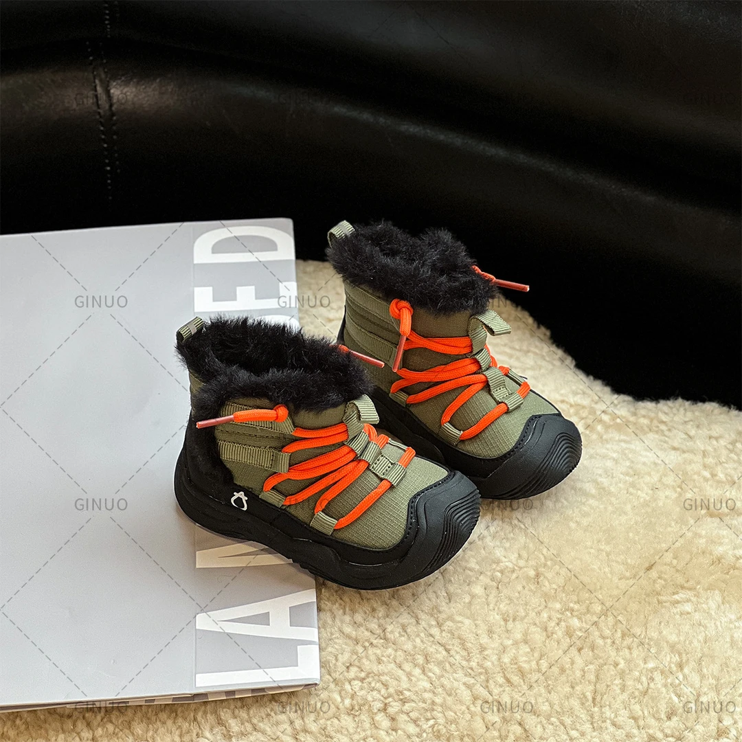 奇诺鼠冬季玩雪雪地靴柔软舒适防滑加厚橡胶宝宝鞋子时尚0900111M