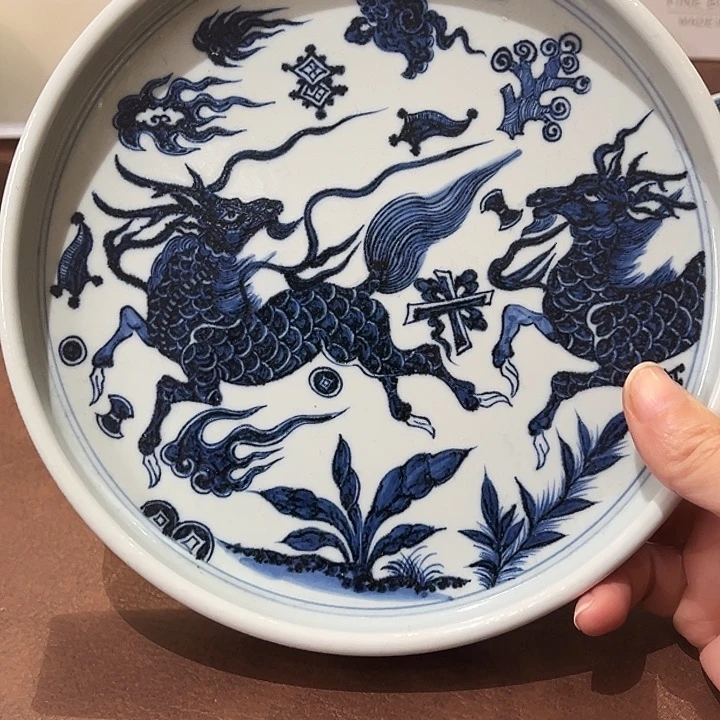 元青拙手仿元青花麒麟