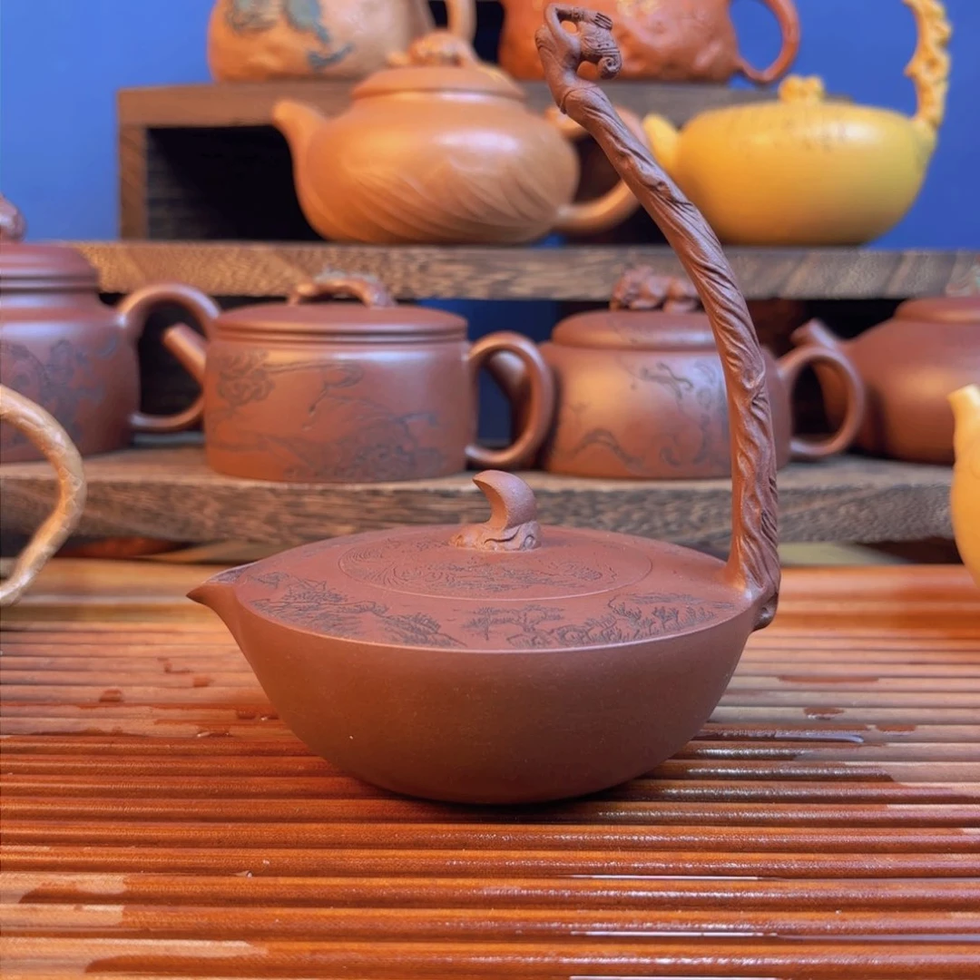 原矿老紫泥150cc紫砂壶