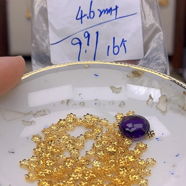 银S925镶嵌颈饰紫晶紫晶925镶嵌32