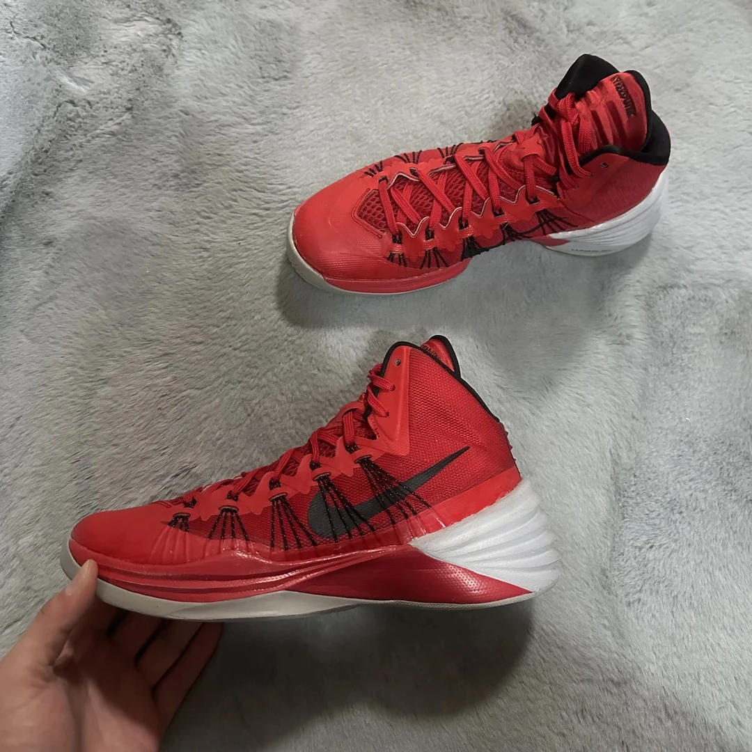 41码 Nike hyperdunk2013白红 90新 鞋底磨损小 露娜 中古篮球鞋