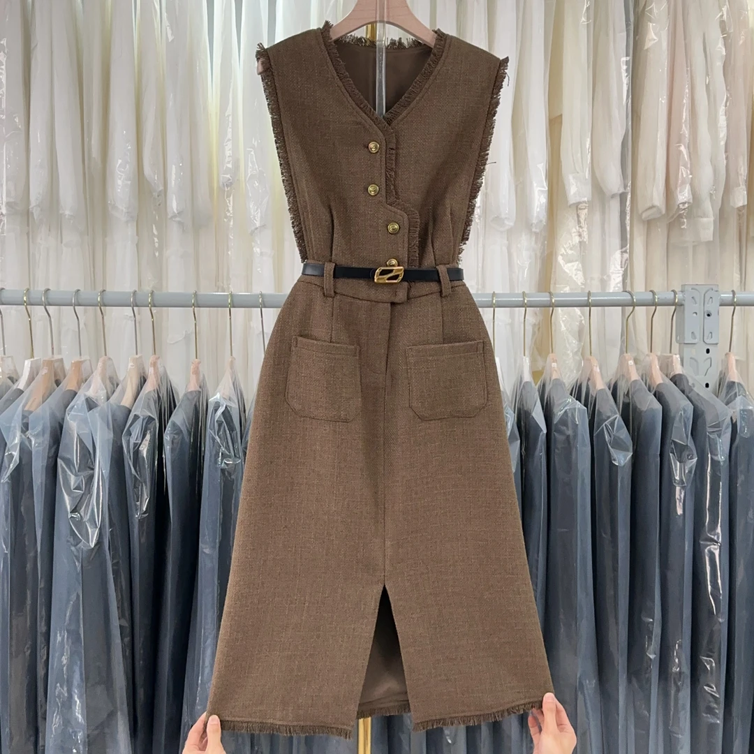 【RG3346】2025年秋冬新款时尚气质百搭减龄显瘦新款连衣裙