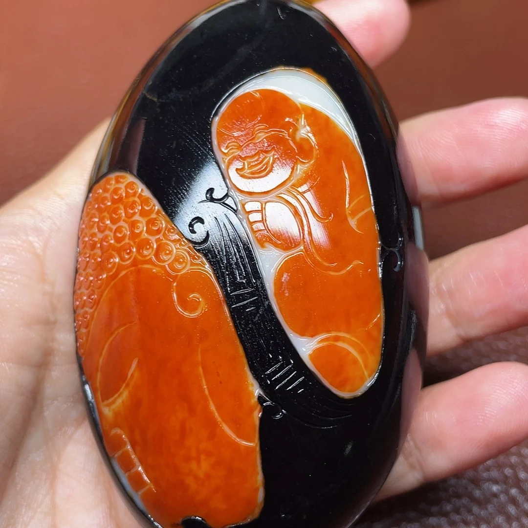 和田玉颈饰未镶嵌焦****8