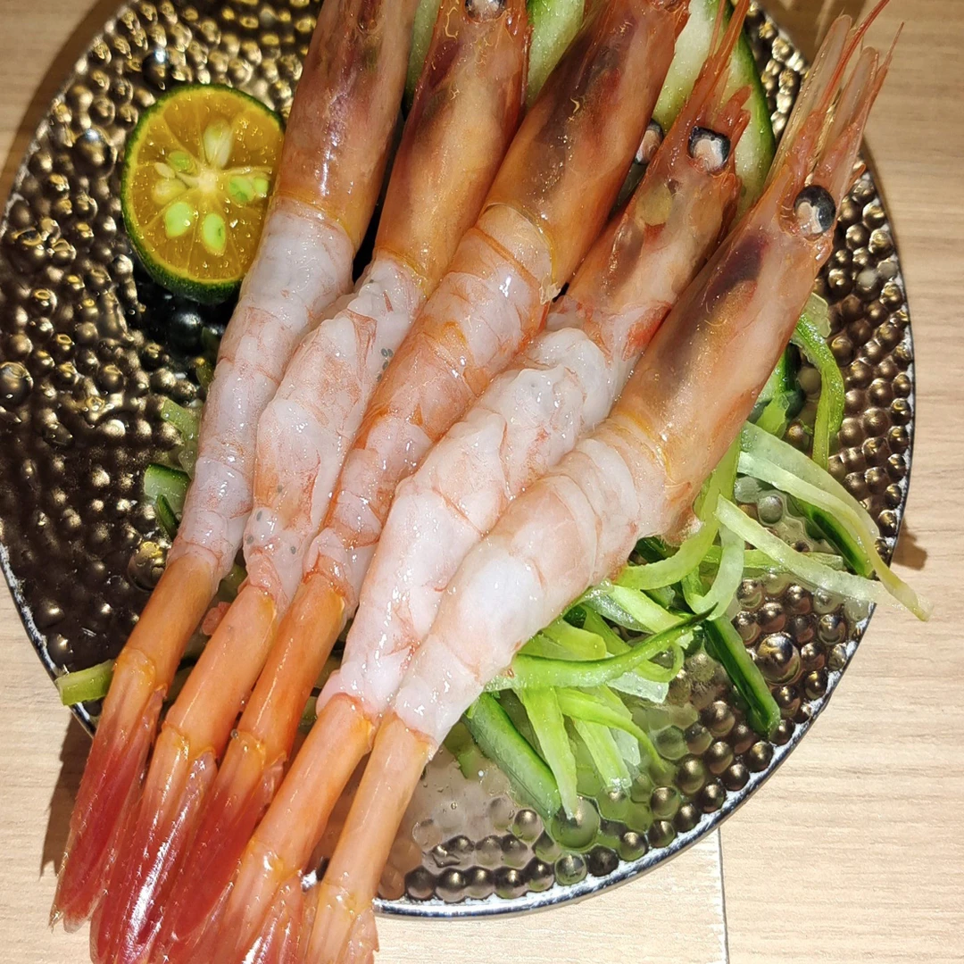 新鲜冷冻 大甜虾 去壳20尾一盒刺身即食