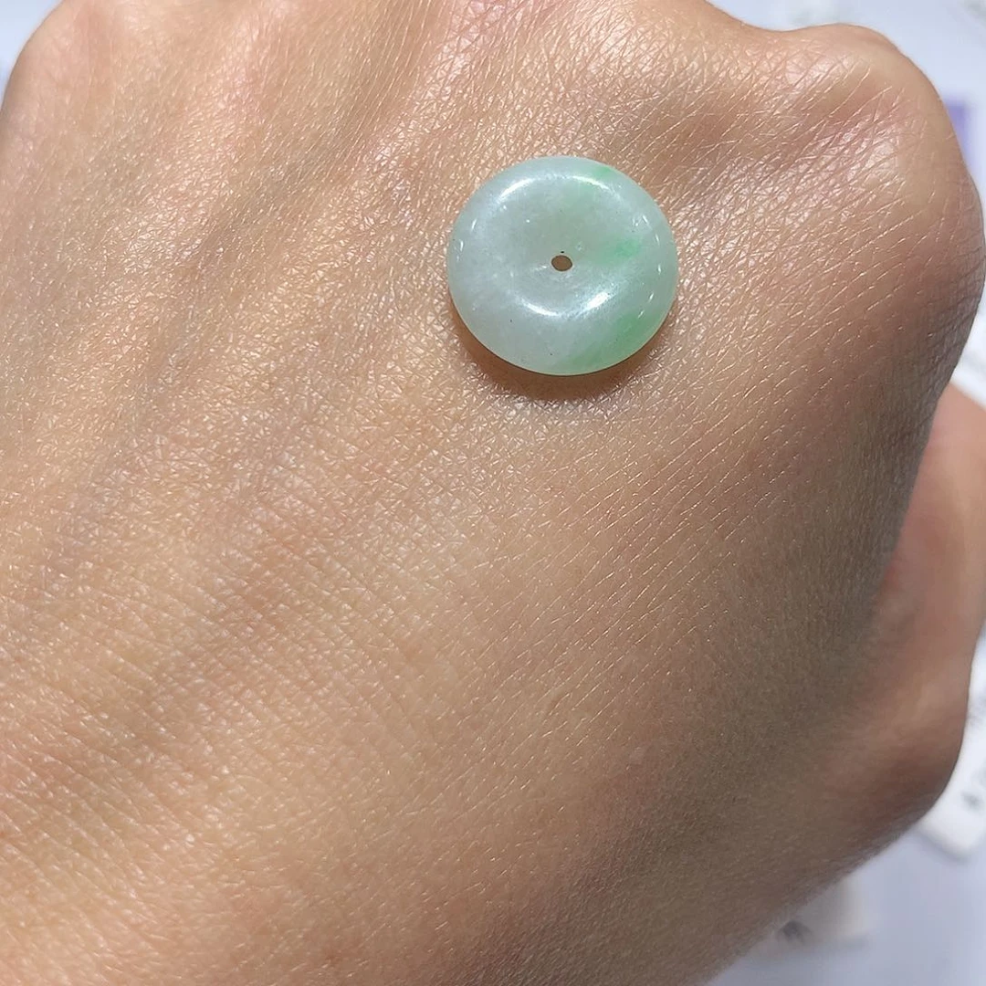 翡翠裸石翡翠平安扣