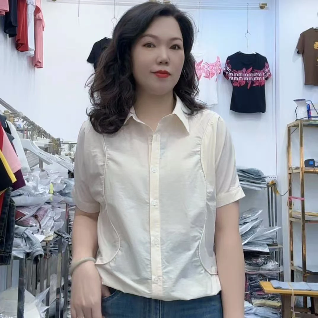 （芬芬家）新款时尚休闲百搭个性舒适衬衫8805
