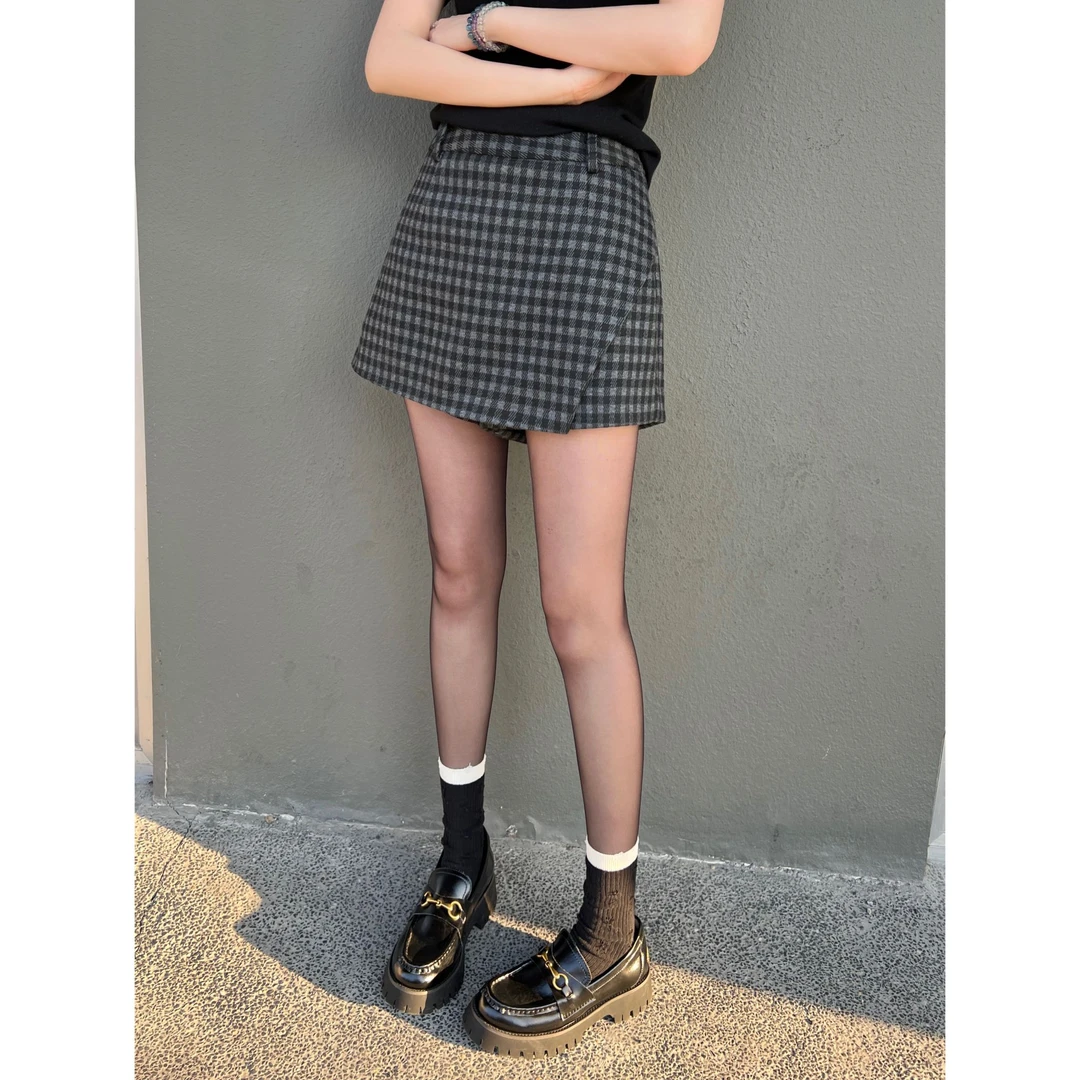 CAYLA2025针织呢料A字裙裤181