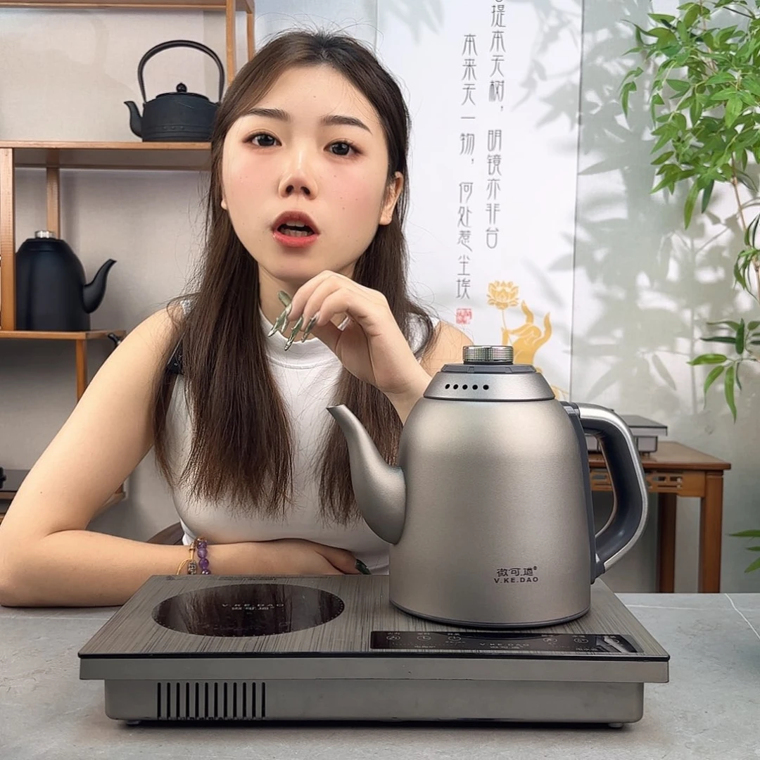 用***1微可道纯钛煮茶壶系列产品