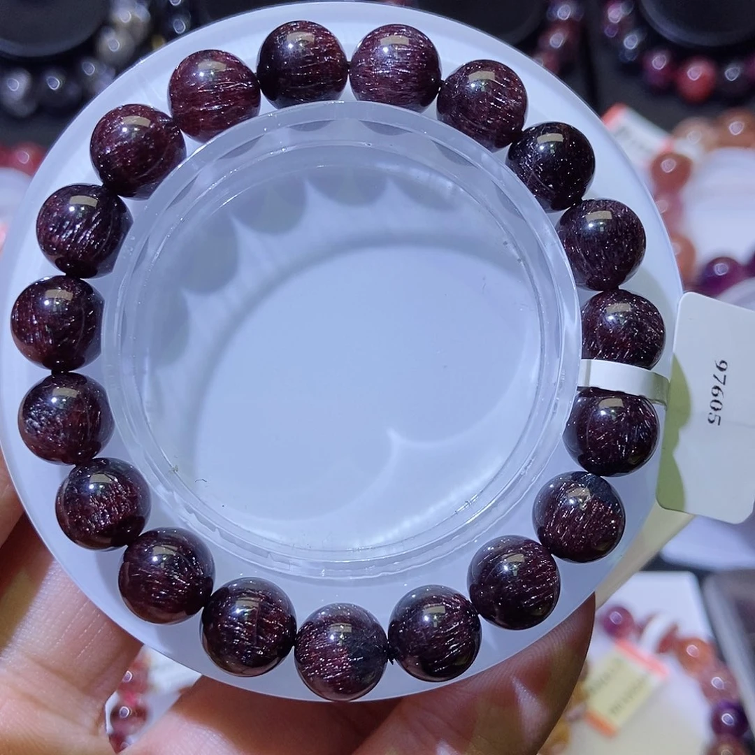 未镶嵌手链水晶黑红超七10