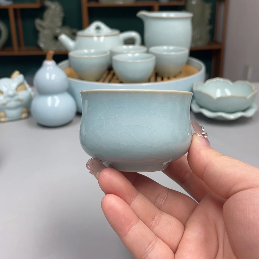 瓷如意杯张君老师带礼盒