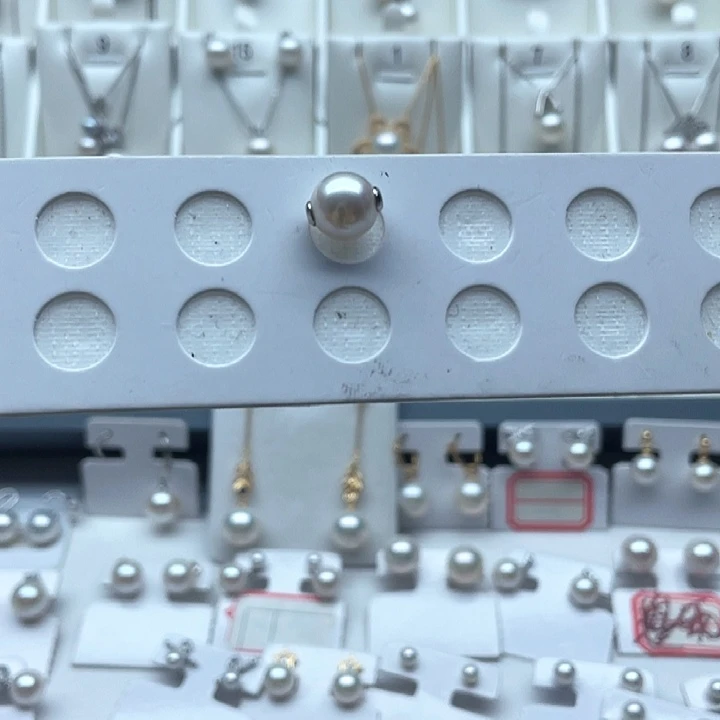 淡水珍珠吊坠(不含链)银S925镶嵌开播福利不退不换