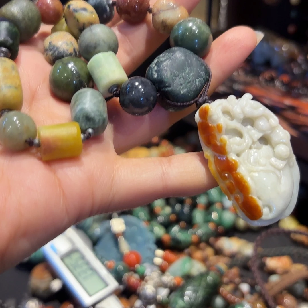 翡翠未镶嵌颈饰原创