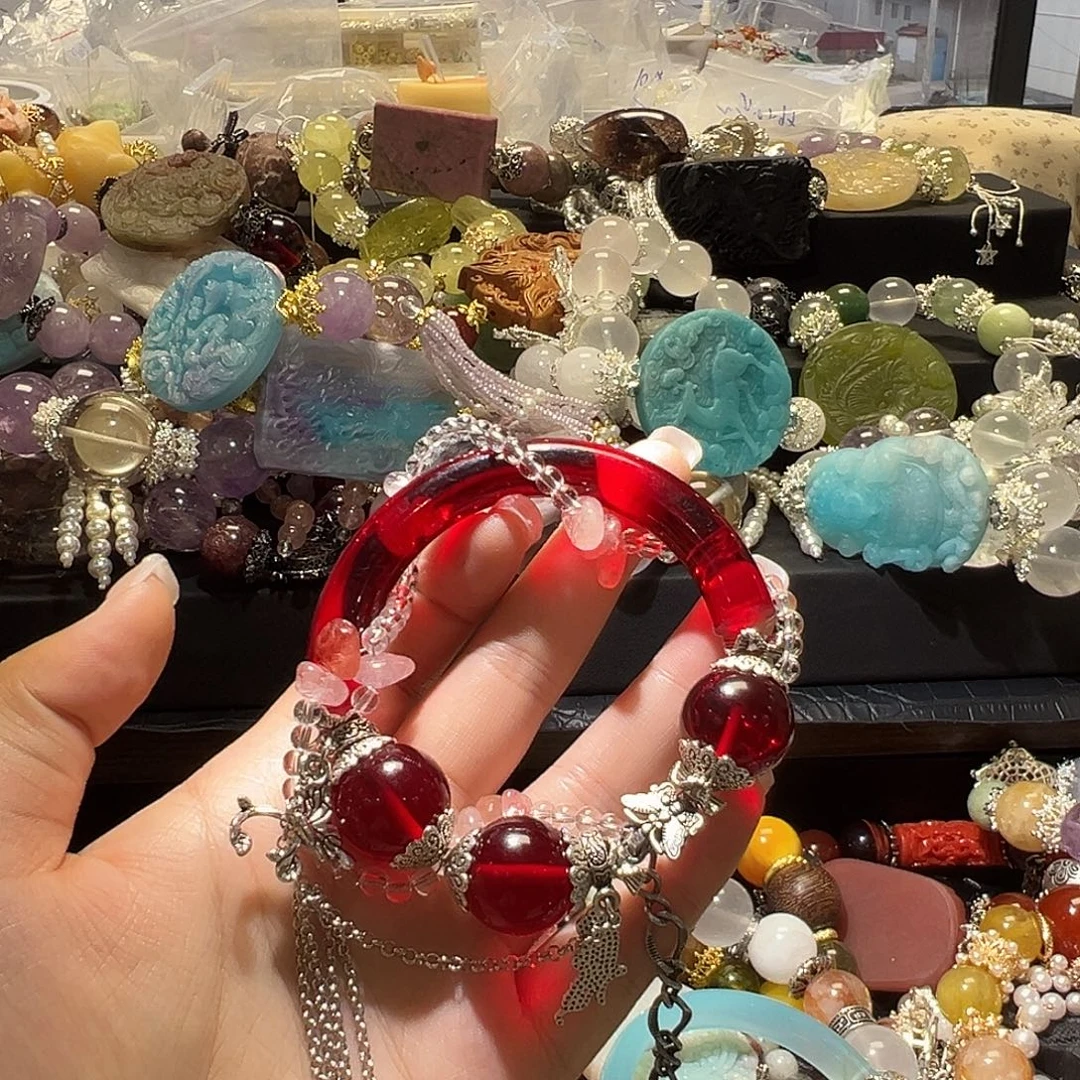 水晶未镶嵌手链水晶手链