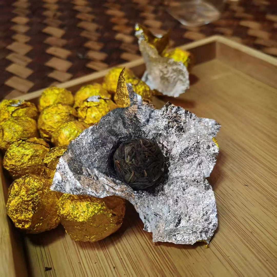 2024年豆腐寨普洱生茶龙珠（200g）2月13【40号】