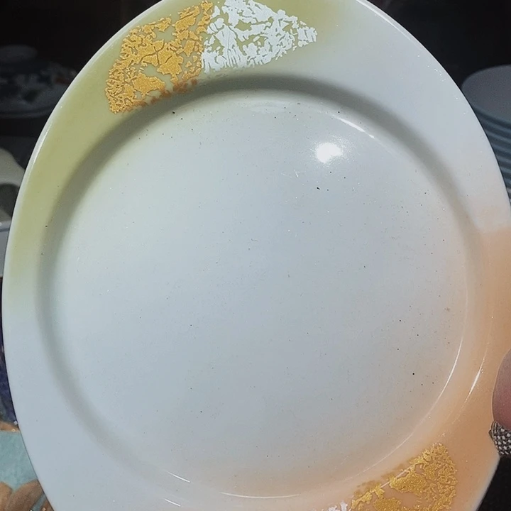 瓷片新年快乐万事如意