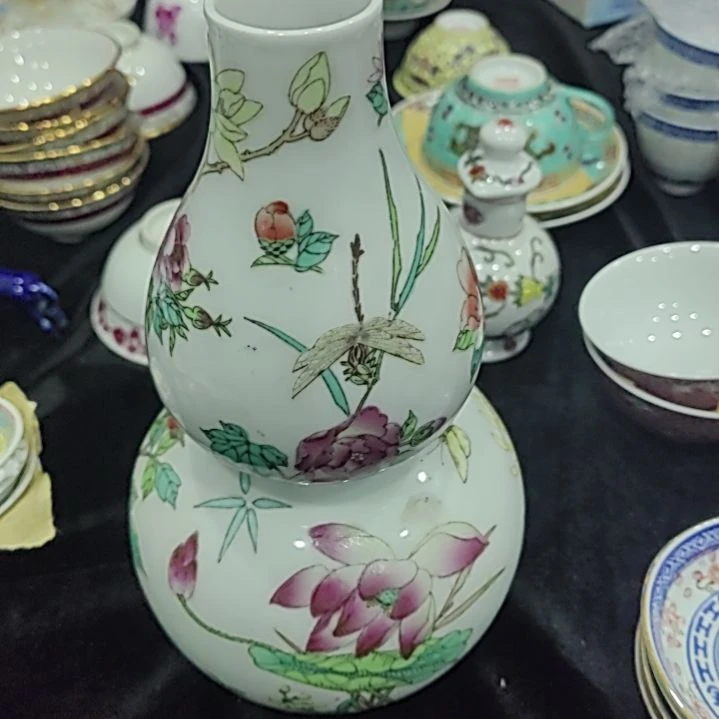 陶瓷景德镇花瓶一对