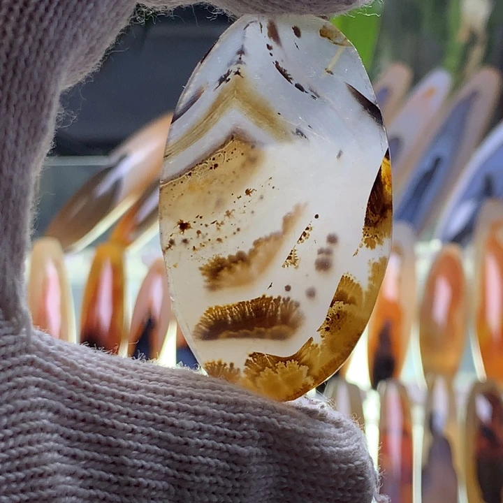 未镶嵌玛瑙/玉髓珠宝半成品126