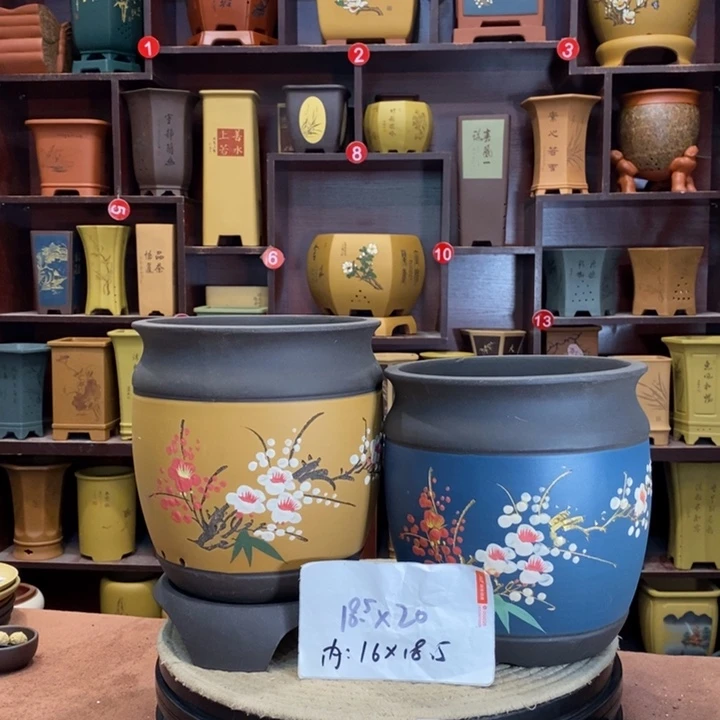 紫砂花盆紫砂花盆