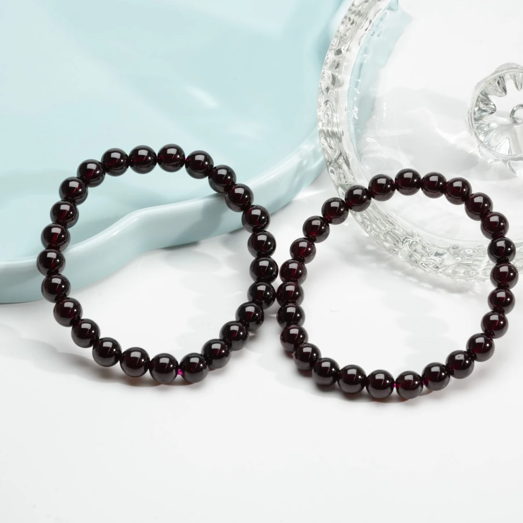 【小北好物】石榴石单圈手串约7mm+【多样性发一件】2QL01X1477