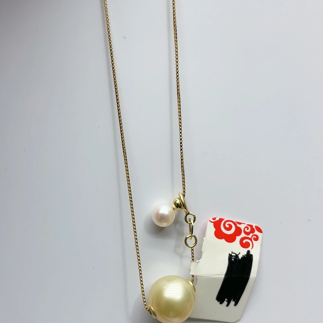 海水珍珠颈饰银S925镶嵌