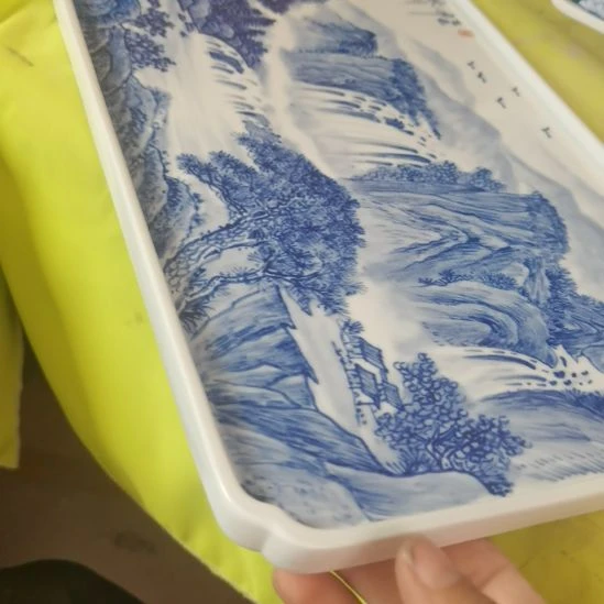 冰***泉景德镇手绘釉下彩