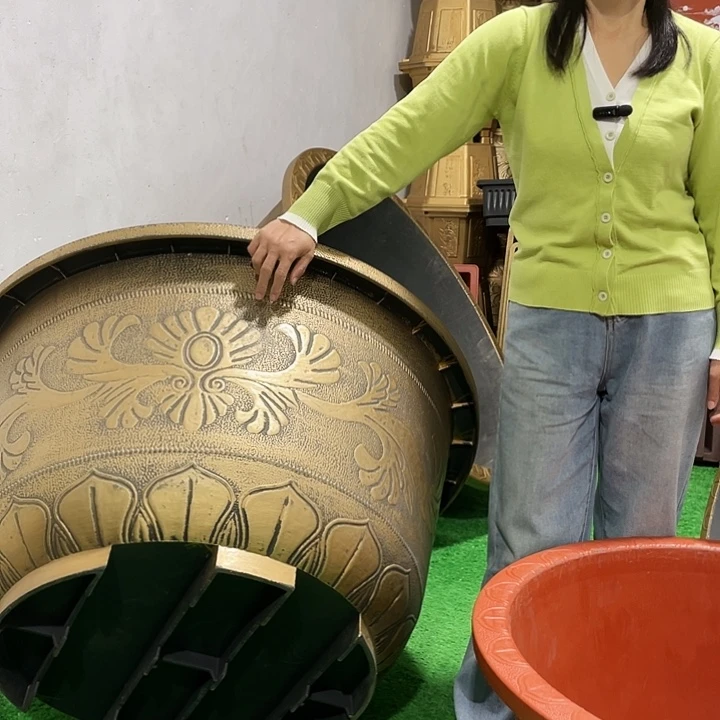 圆盆古铜一米一个